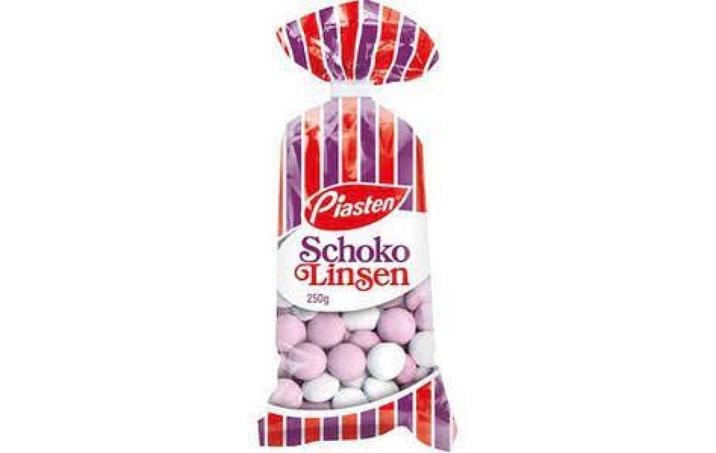 Шоколадно-мятное драже Piasten Schoko Linsen 225г Германия