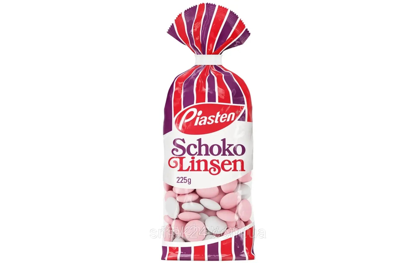 Шоколадно-мятное драже Piasten Schoko Linsen 225г Германия