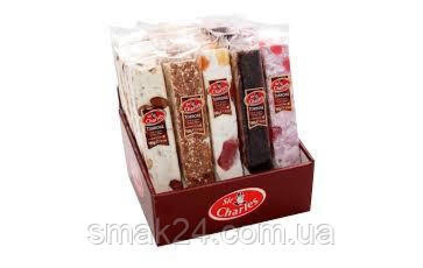 Нуга Sir Charles (полуниця, мигдаль, амаретто, шоколад і фрукти) Італія 100г
