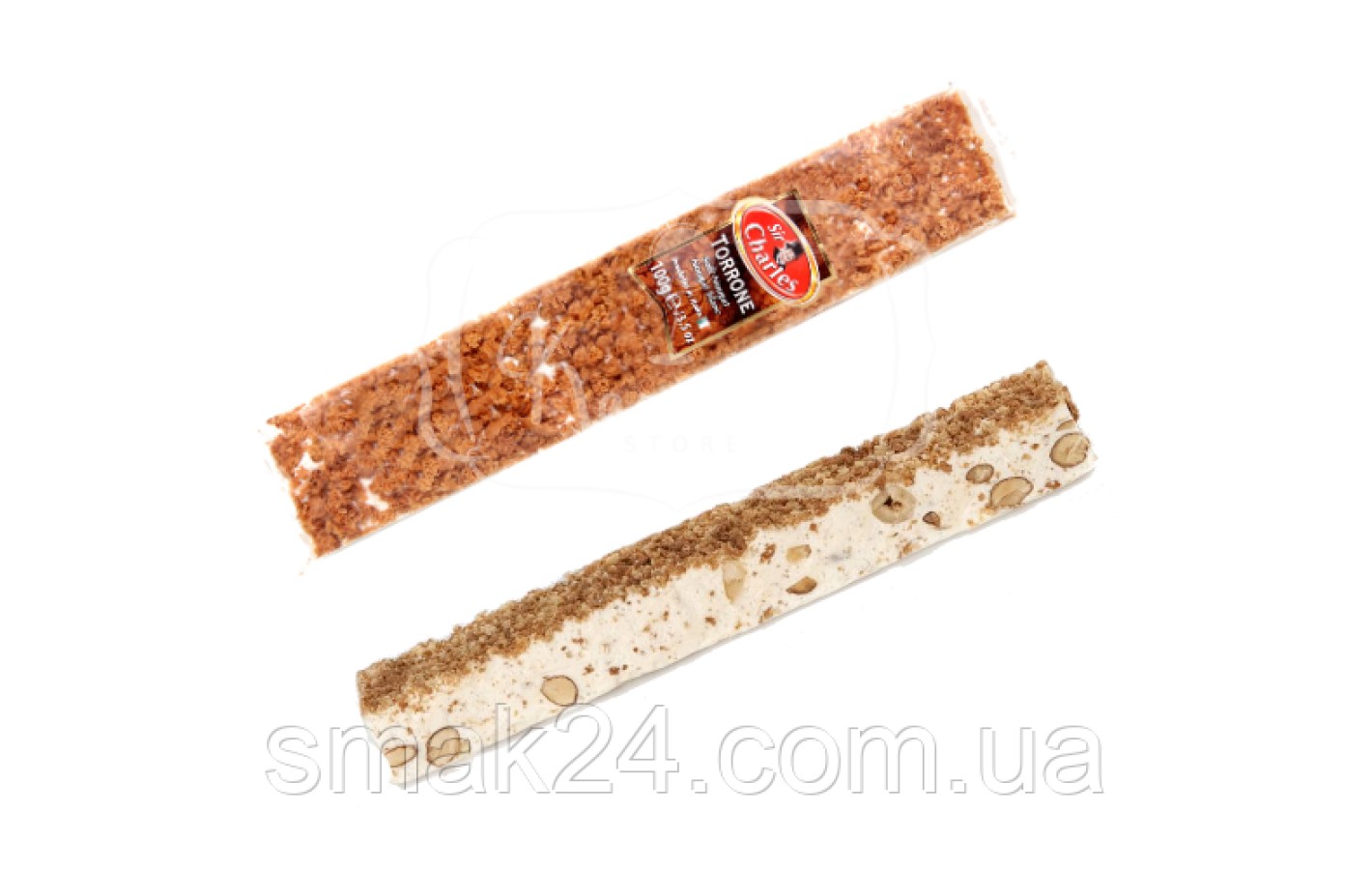Нуга Sir Charles (полуниця, мигдаль, амаретто, шоколад і фрукти) Італія 100г