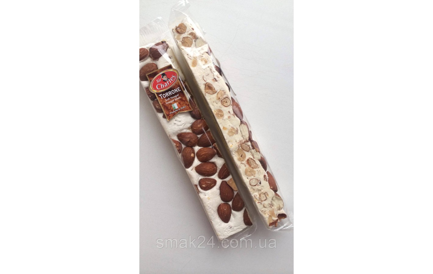 Нуга Sir Charles (полуниця, мигдаль, амаретто, шоколад і фрукти) Італія 100г
