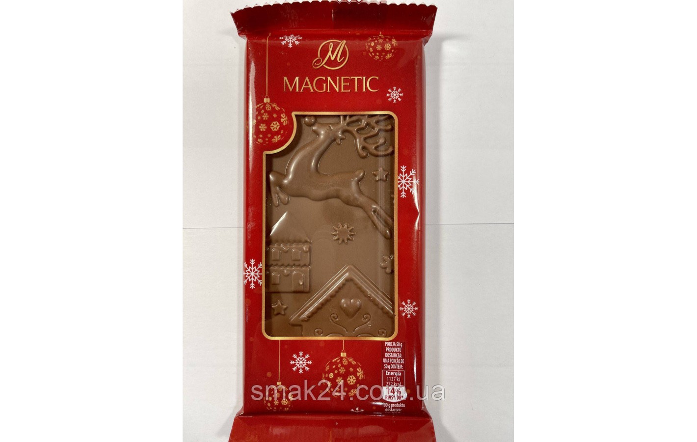 Шоколад молочный  Magnetic Рождество Польша 100г