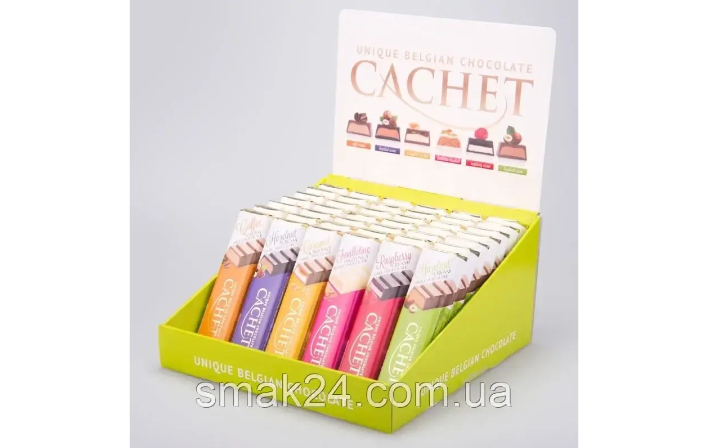 Шоколад чорний із фундуком Cachet Hazelnut Cream 75 г Бельгія