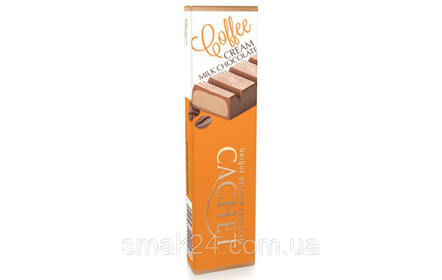Шоколад молочный с кофейным кремом Cachet Coffee 70г Бельгия
