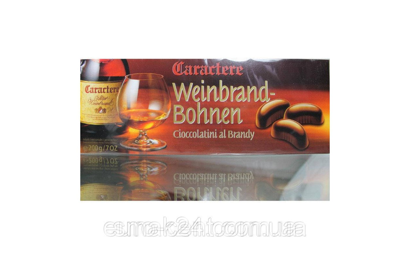 Шоколадні цукерки з бренді Weinbrand-Bohnen Німеччина 200г