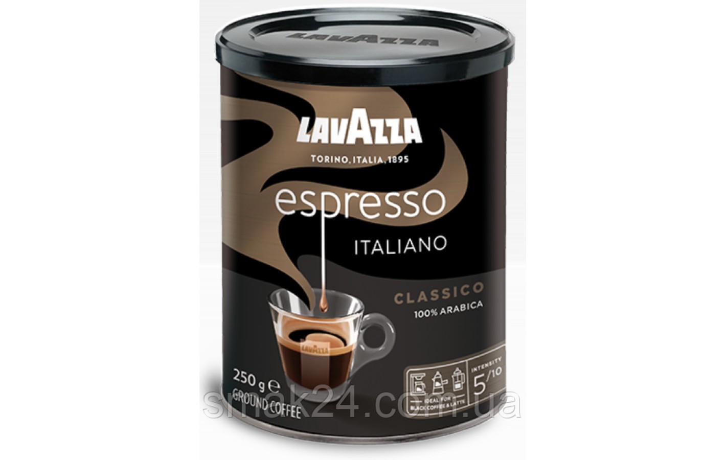 Кофе молотый 100% арабика LavAzza Espresso Italiano Club 250г Италия ж/б