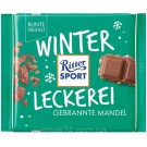 Шоколад Ritter Sport Gebrannte Mandel ( с миндалем в карамели) Германия 100г