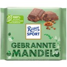 Шоколад Ritter Sport Gebrannte Mandel ( с миндалем в карамели) Германия 100г
