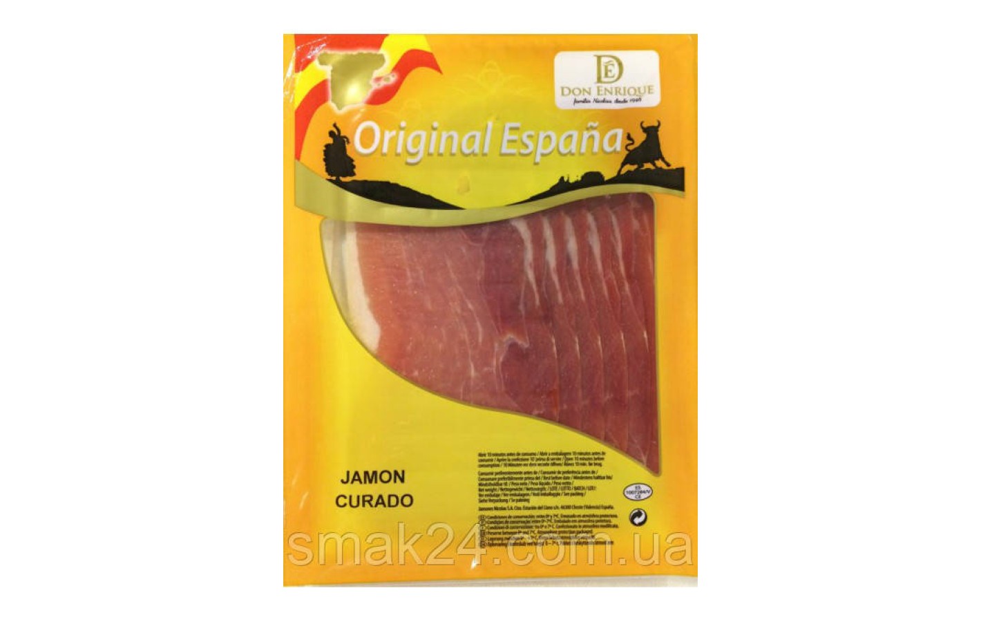 Хамон Don Enrique Jamon Curado, 100 г (Испания)
