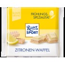 Шоколад Ritter Sport Zitroen-Waffel (белый вафля +лимон) 100г Германия