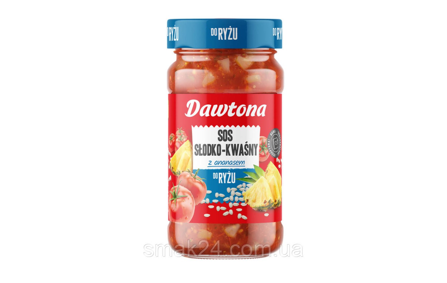 Соус кисло-сладкий с ананасом к рису Dawtona Slodko- Kwasny Польша 550г