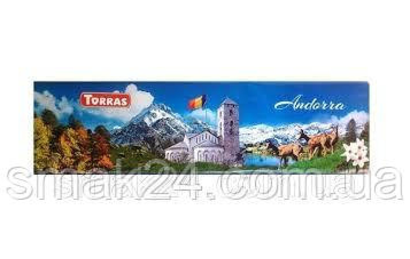 Шоколад молочний Torras Andorra 35% какао Іспанія 300г