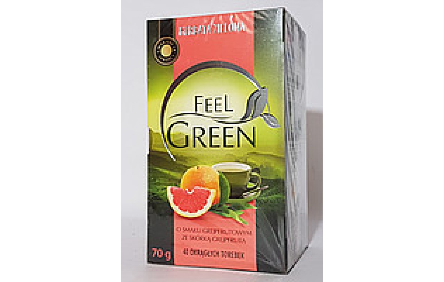 Чай зеленый  Feel Green с грейпфрутом Польша (40 пакет) 70г