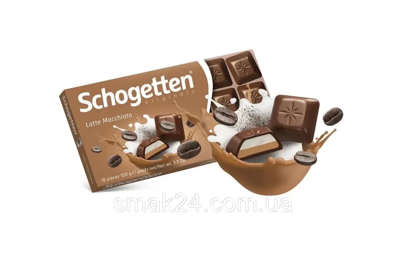 Шоколад Schogetten Latte Macchiato (латте макіято) Німеччина 100г