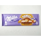 Шоколад Milka Toffee Wholenut (с карамелью и цельным фундуком) Швейцария 300г