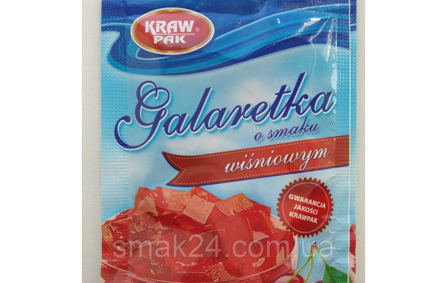 Желе (Galaretka) зі смаком вишні Kraw Pak Польща 70г