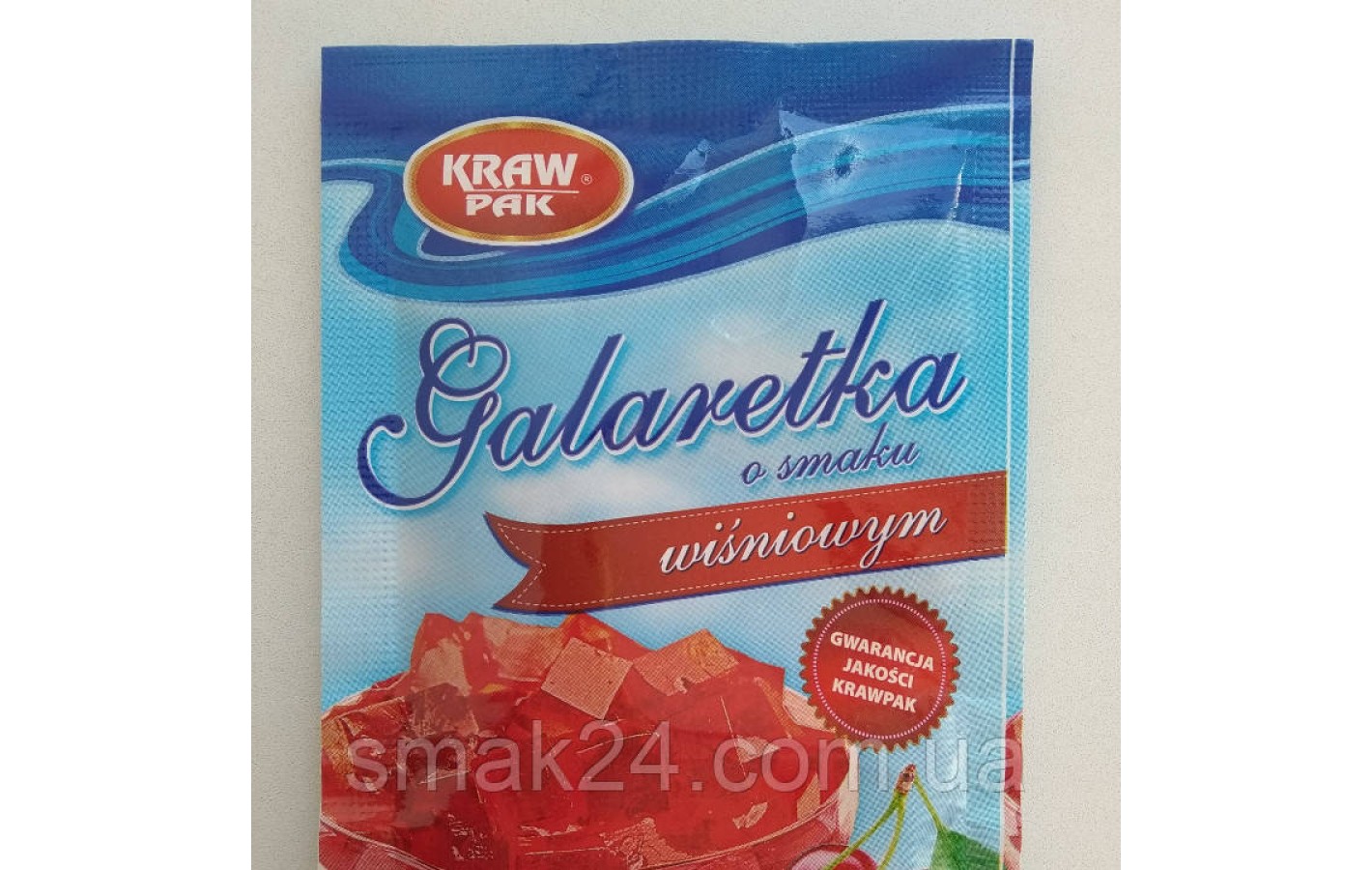 Желе (Galaretka) зі смаком вишні Kraw Pak Польща 70г