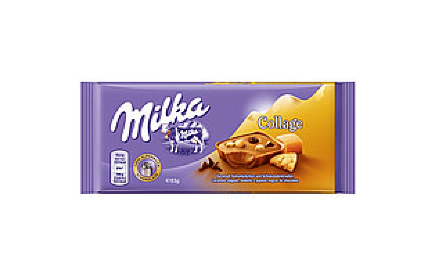 Шоколад Milka Collage (карамель, печенье и шоколадные капли) Швейцария 100г