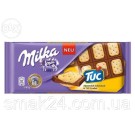 Шоколад Milka Tuc Cracker(с печеньем крекер) Швейцария 100г