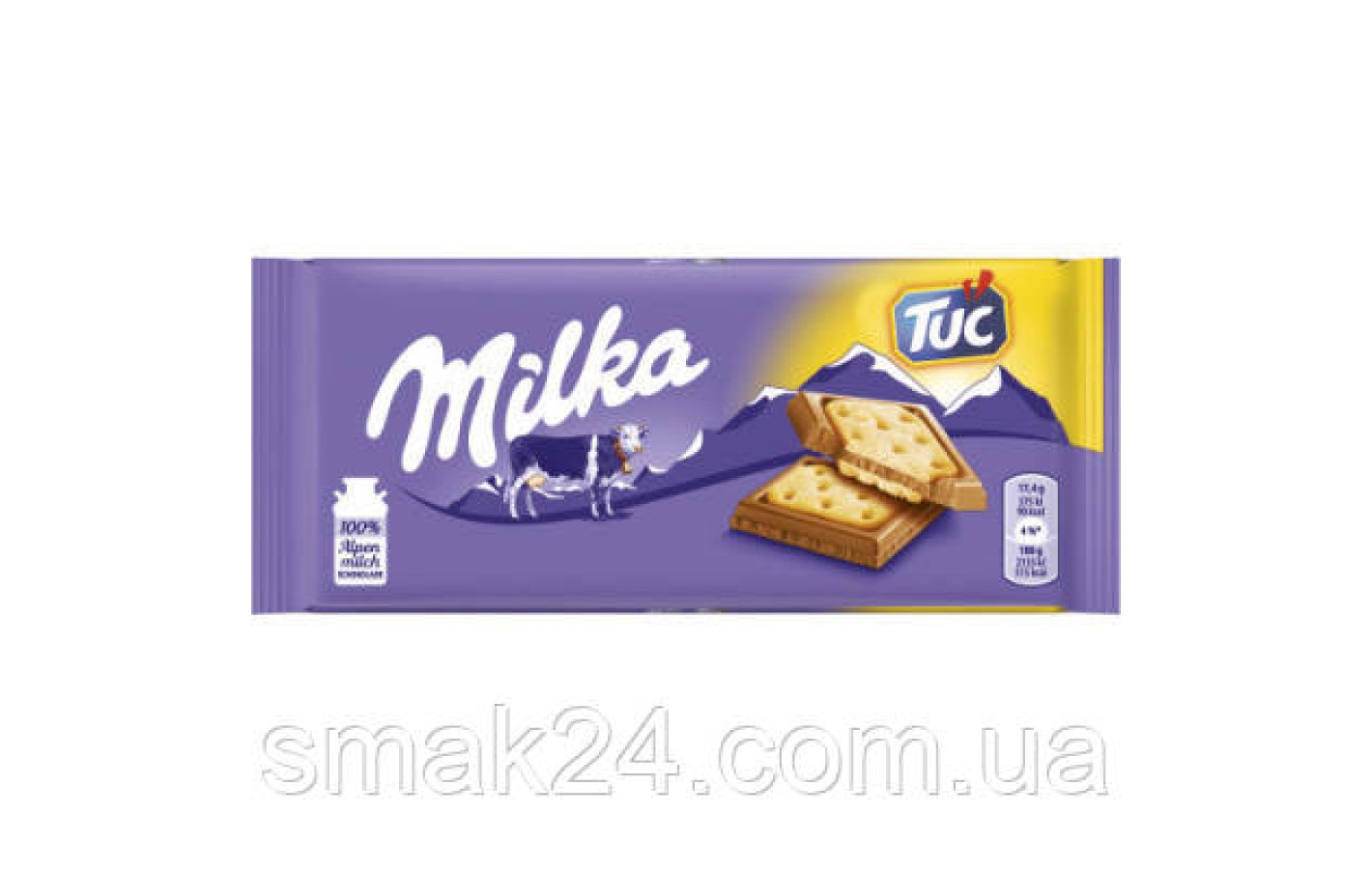Шоколад Milka Tuc Cracker(с печеньем крекер) Швейцария 100г
