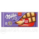 Шоколад MILKA Lu Biscuit(с бисквитным печеньем ) Швейцария 87г