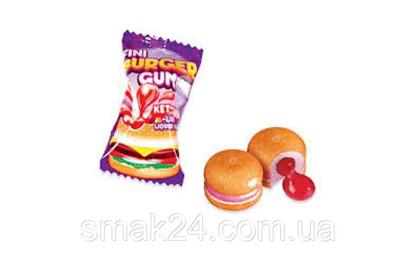 Жевательные конфеты (жвачки) без глютена Fini Burger Испания 200штх5г