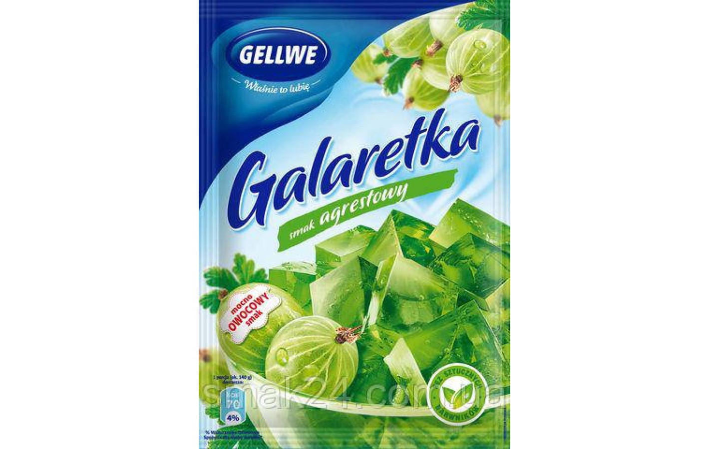 Желе (Galaretka) зі смаком крижовика Gellwe Польща 75г
