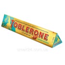Швейцарський молочний шоколад Tobleron з медом, мигдалевою нугою і солоним карамельним мигдалем 100 г