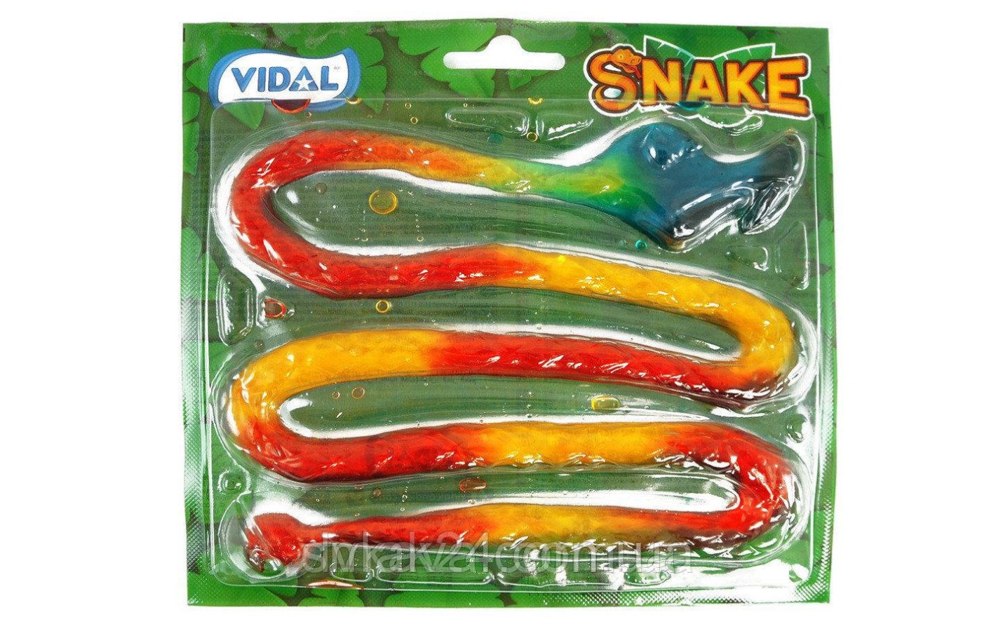 Желейні цукерки без глютену Snake Jelly (Змія 1м) Vidal Іспанія 66 г