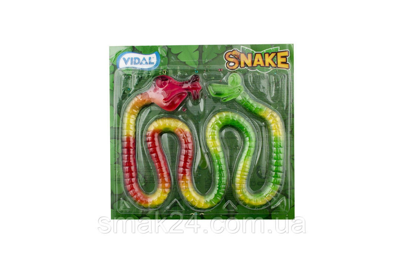 Желейні цукерки без глютену Snake Jelly (Змія 1м) Vidal Іспанія 66 г