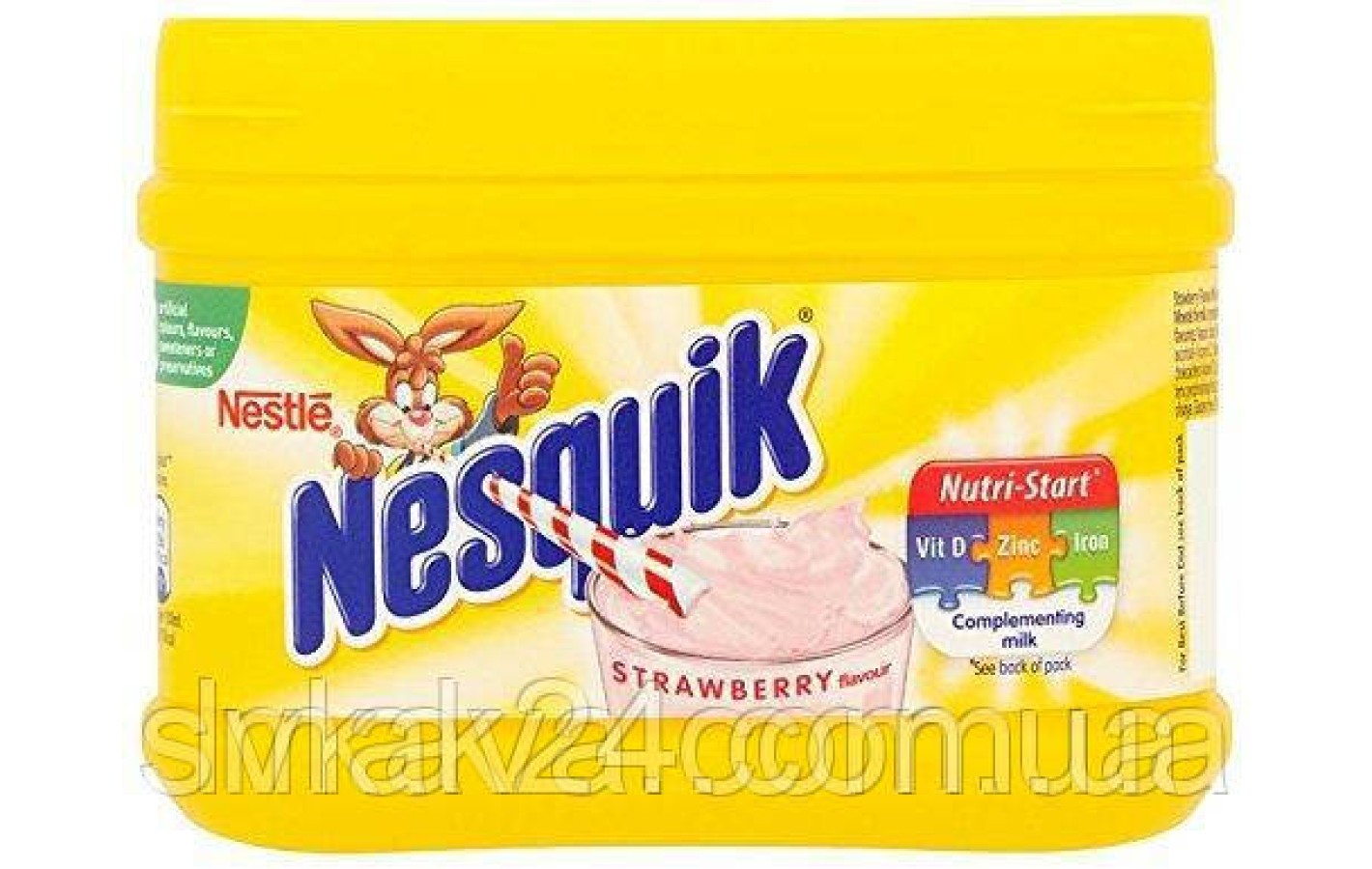 Какао напій Nesquik strawberry, полуниця 300 г Швейцарія