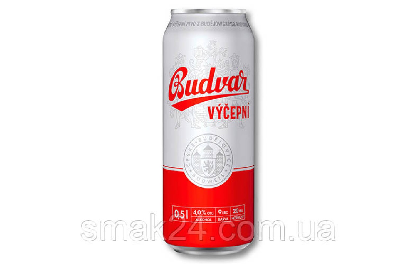 Пиво Светлое Budvar Vicepny (бочковое) 4,0% ж/б 0,5 л Чехия