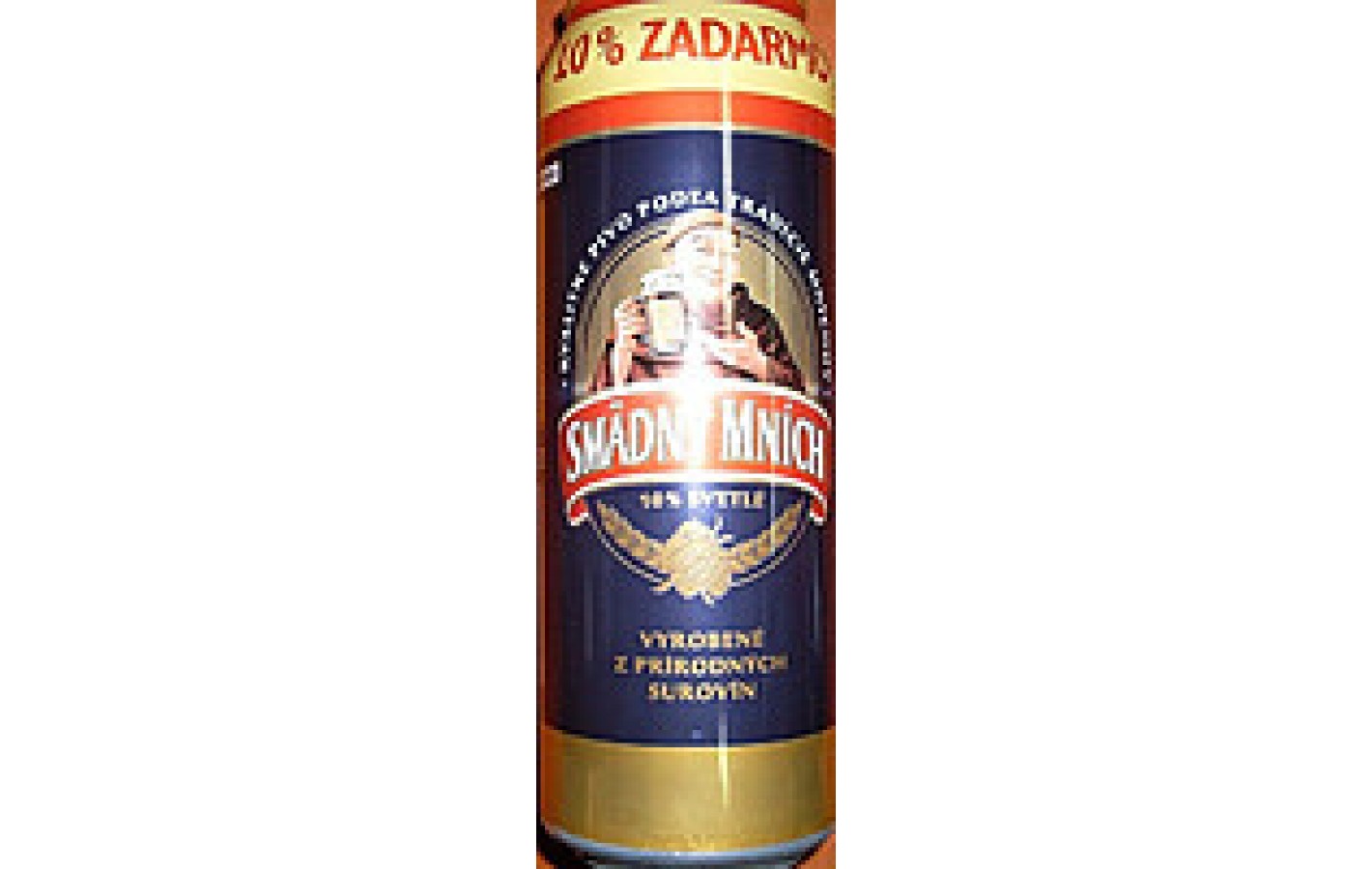 Пиво светлое Smadny Mnich Хитрый монах 4.2 % 0.5 l ж\б Чехия