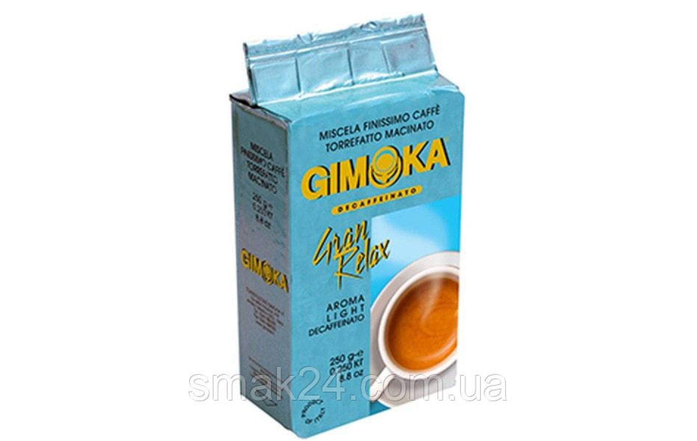 Кофе молотый без кофеина Gimoka Gran Relax  Италия 250г