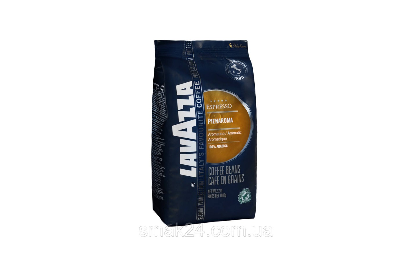 Кофе в зернах LavAzza Espresso Pienaroma Blue 100% арабика 1 кг Италия