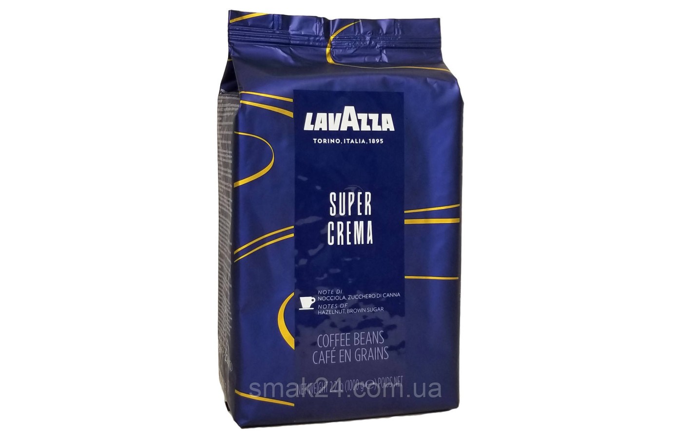 Кофе в зернах LavAzza Espresso Super Crema Blue 1 кг Италия