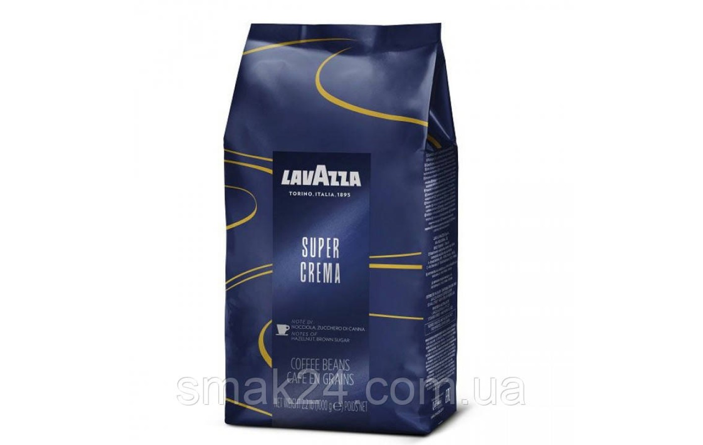 Кофе в зернах LavAzza Espresso Super Crema Blue 1 кг Италия