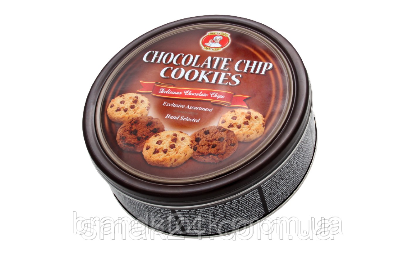 Печиво пісочне Chocolate Chip Cookies в ж/б Австрія 454 г