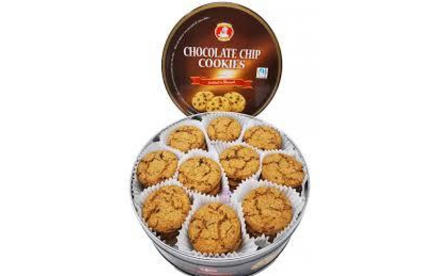 Печиво пісочне Chocolate Chip Cookies в ж/б Австрія 454 г