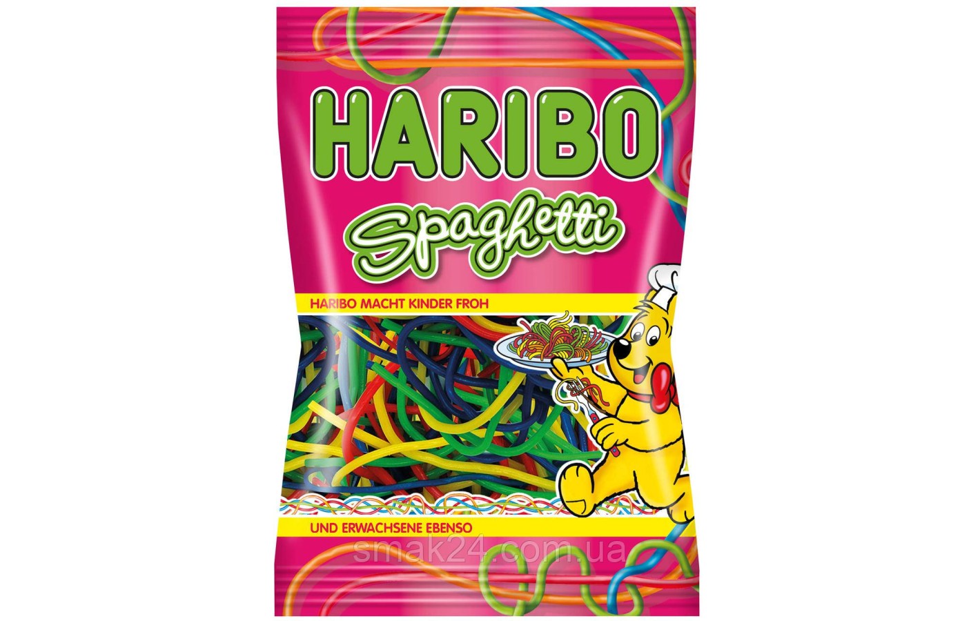 Желейні цукерки Haribo Spaghetti (фруктові спагеті) Німеччина 200г