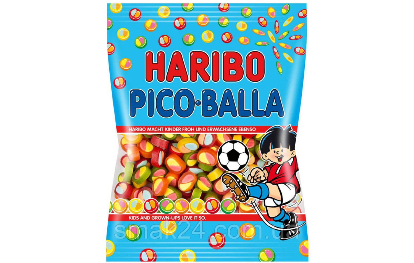 Желейні цукерки Haribo Pico-Balla (футбольні м'ячики) Німеччина 175г