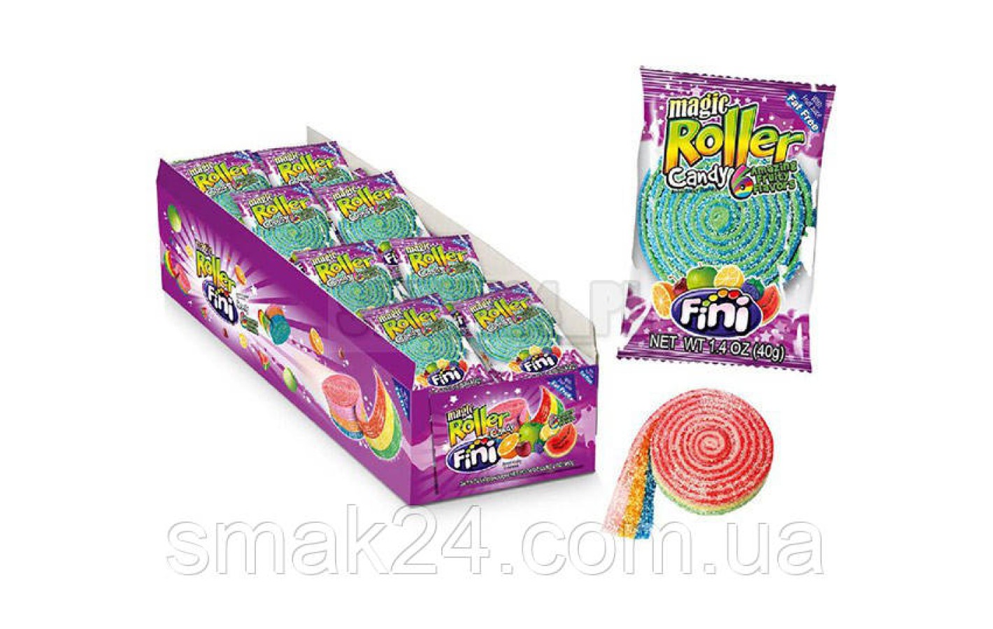 Желейные конфеты Fini Roller magic (фруктовые) Испания 37г