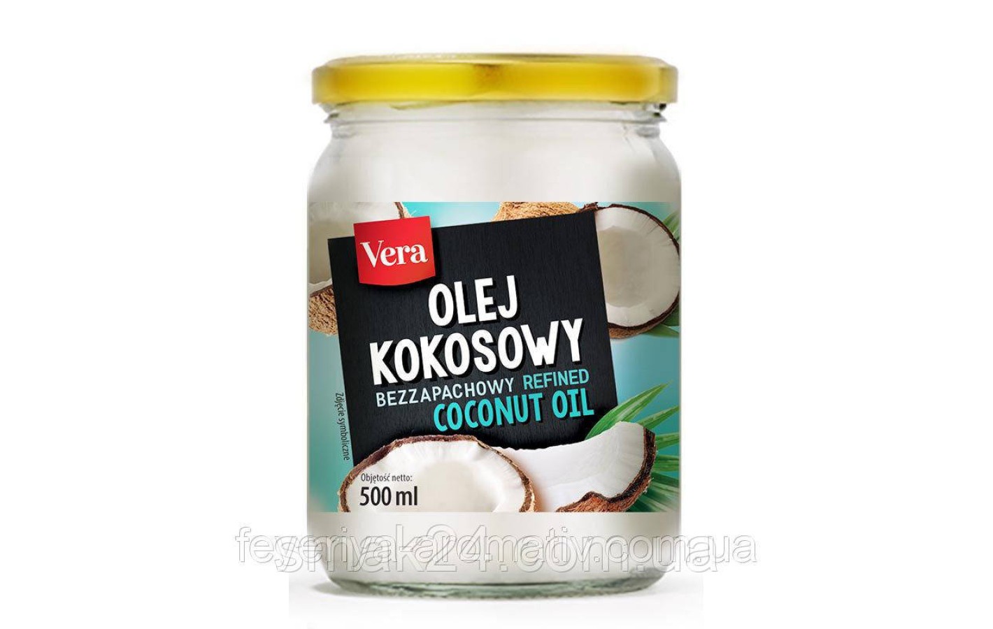Кокосова олія рафінована Olej Kokosowy Vera 500 мл Польща