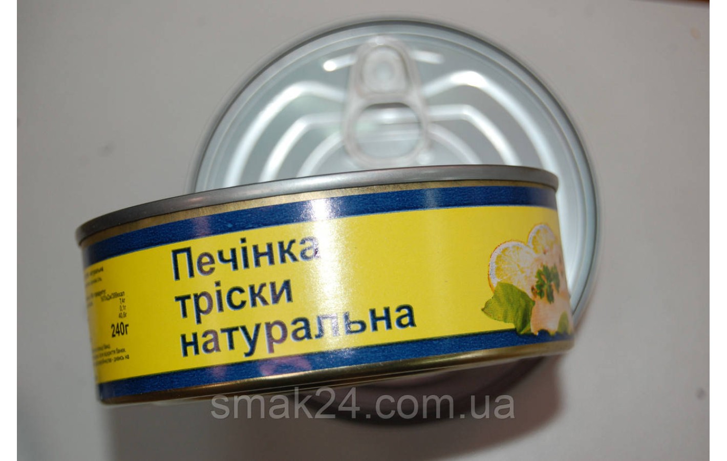 Печень трески натуральная ключ 240г Польша