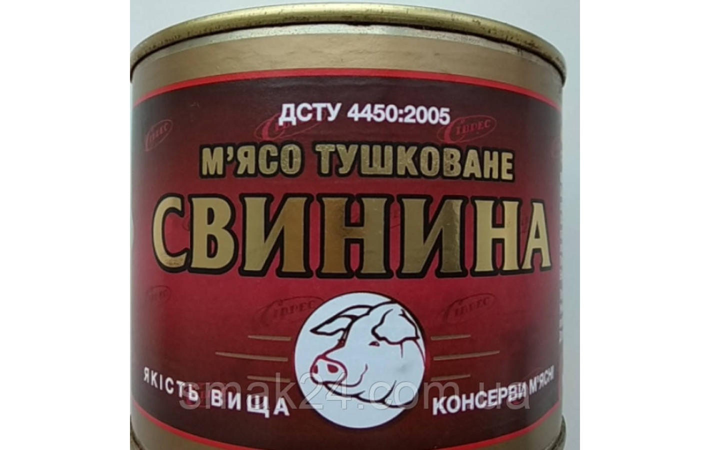 Тушенка из свинины кусковая 525 г. ДСТУ