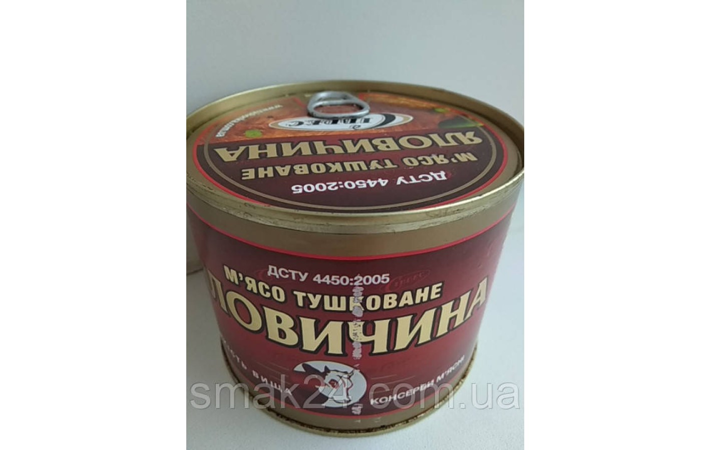 Тушенка из говядины кусковая 525 г. ДСТУ ключ