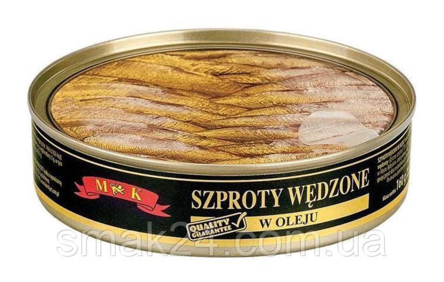 Шпроти в олії MK Wedzone , 160 г (Польща) ж/б