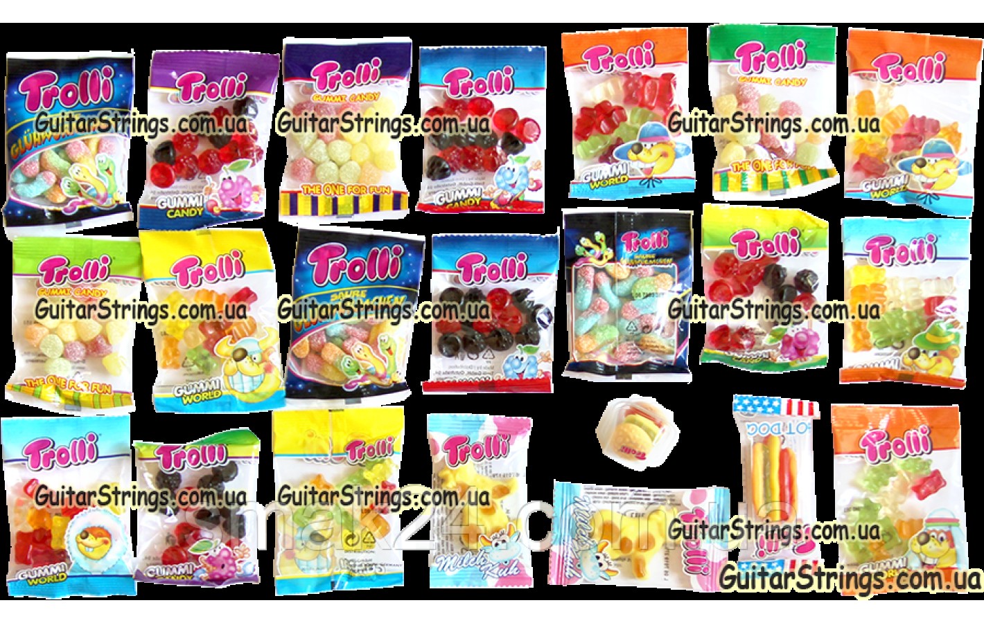Желейні цукерки Trolli Multi Mix , 500 гр (27 пачок) Німеччина