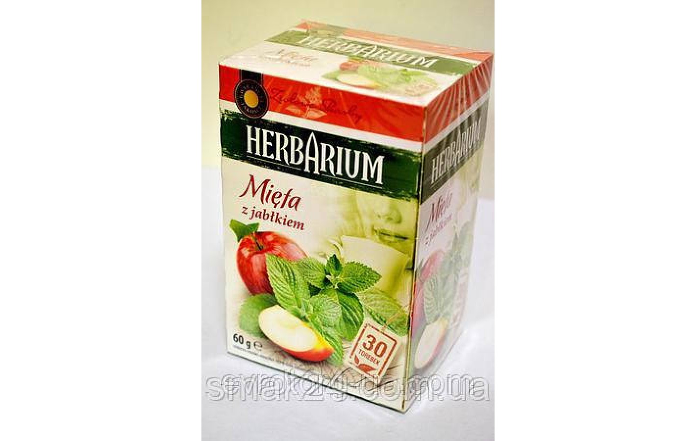 Чай травяной Herbarium с мятой и яблоком 30пакет. Польша  60г