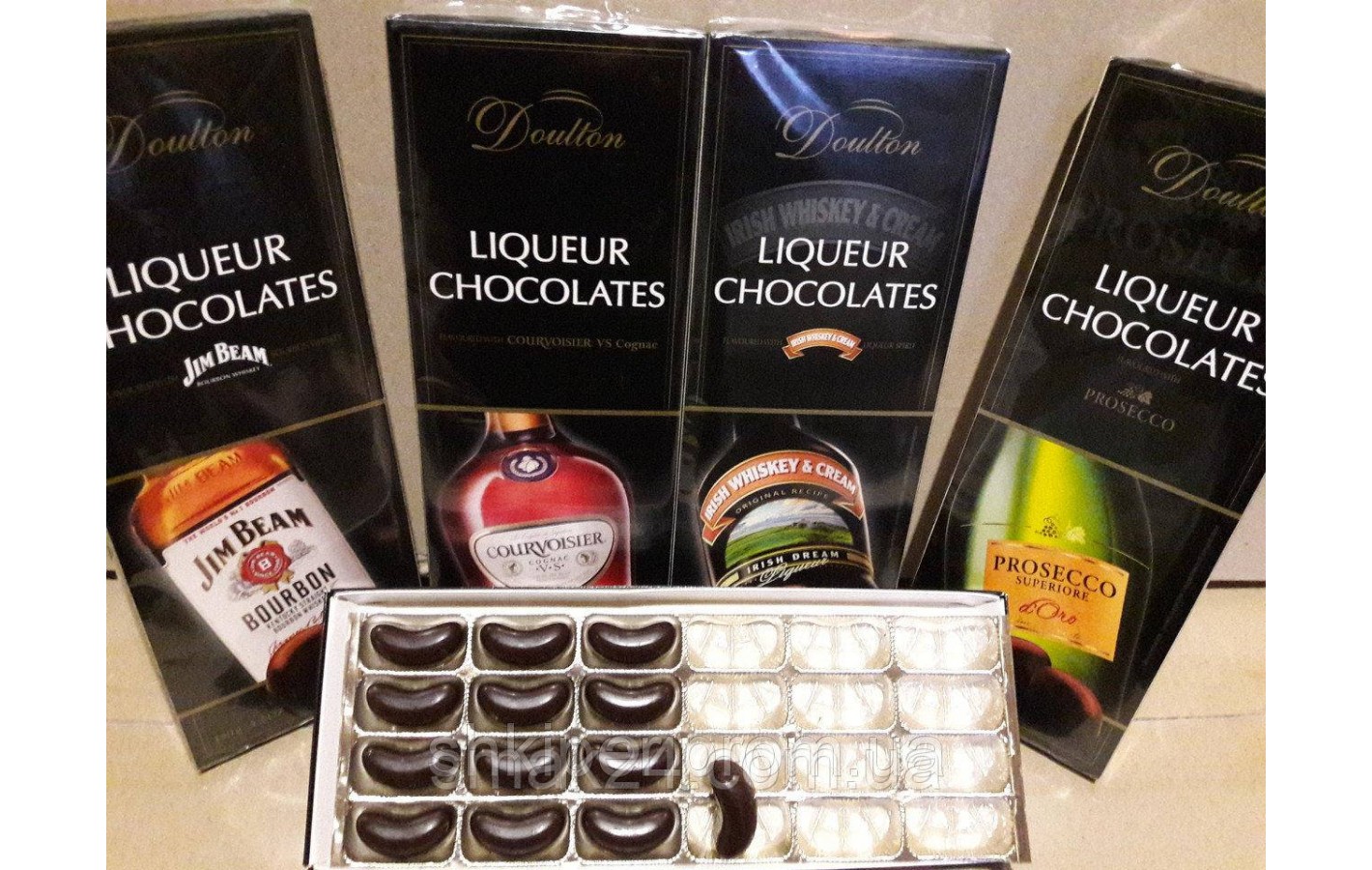 Шоколадные конфеты с ликером Doulton Courvolsier VS Cognac(с коньяком) Германия 150г